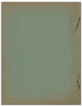 Moe Howard's 35pp. Script Dated February 1943 for The Three Stooges Film ''Higher Than a Kite'' -- With ''Alternate Ending'' Page -- Very Good Plus Condition